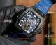 New Copy Hublot Big Bang 316L Stainless Steel Case Watch - Blue Leather Strap (2)_th.jpg